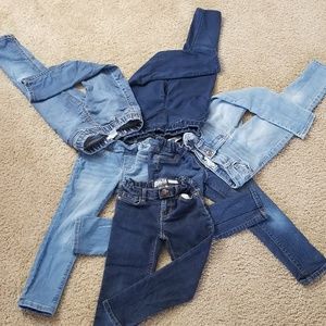 Girls Size 5 Jean's and Jeggings